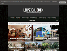 Tablet Screenshot of leipzig-leben.de